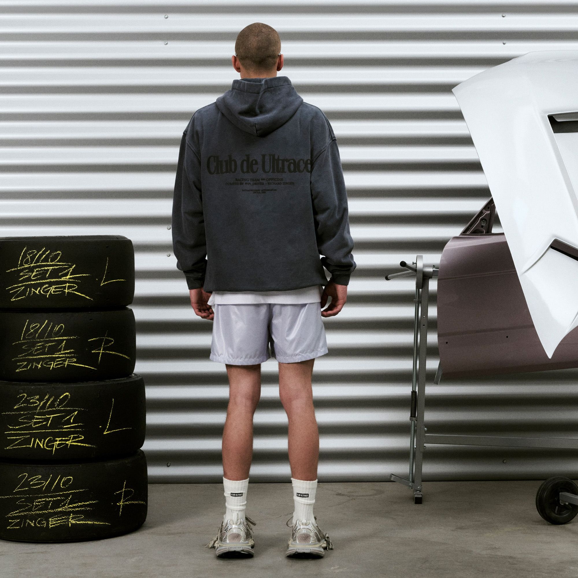 Crest Graphite Hoodie
